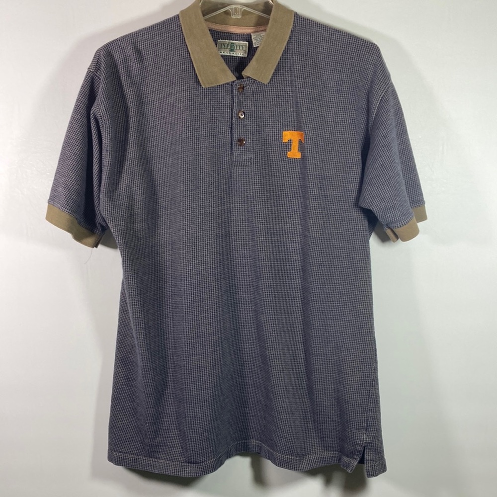 Infinity by Classic Men Short Sleeve Embroider Orange T Pull Over Shirt Size XL